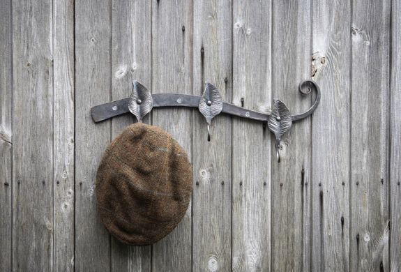 a coat hook rack made on a blacksmith experience day