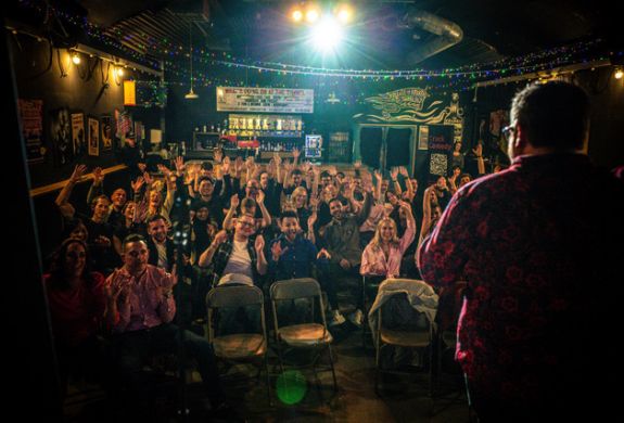 Audience at Crack Comedy