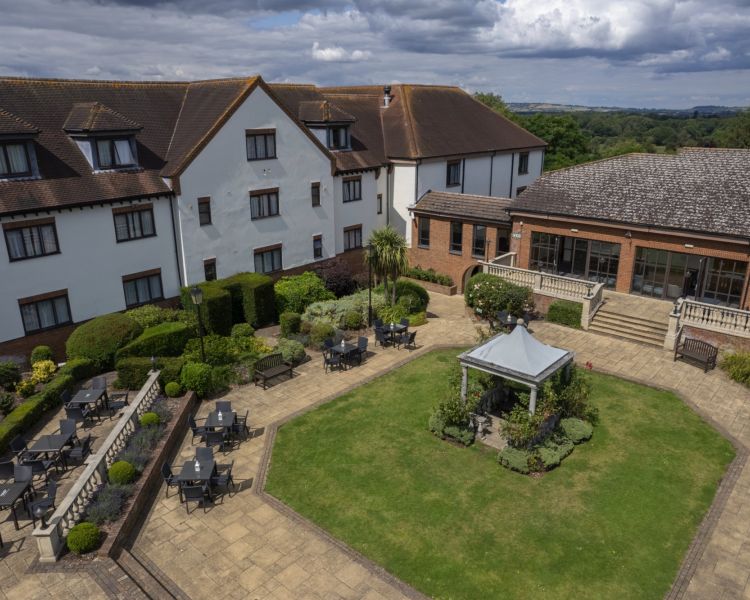 Outside view of the belfry spa hotel in oxford