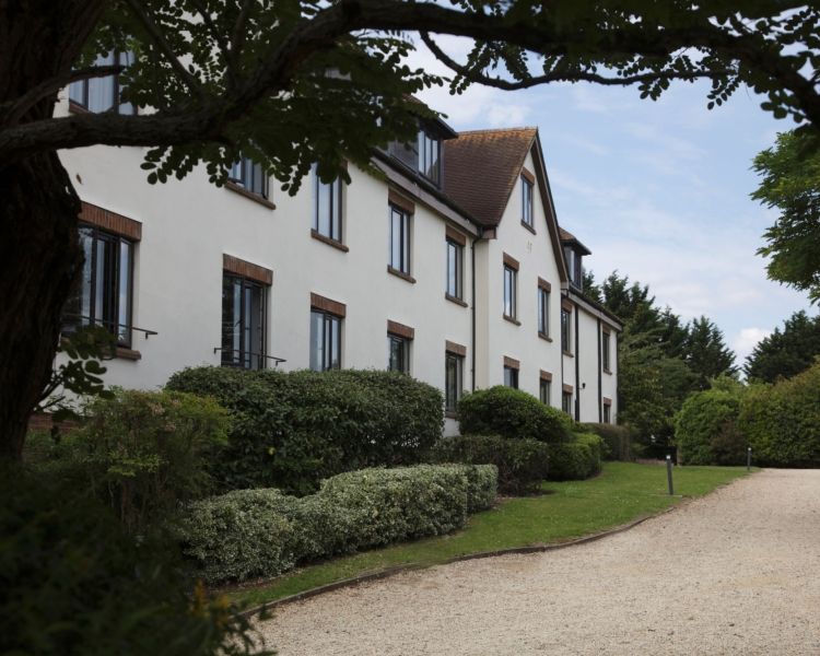 Outside view of the side of the belfry spa hotel in oxford