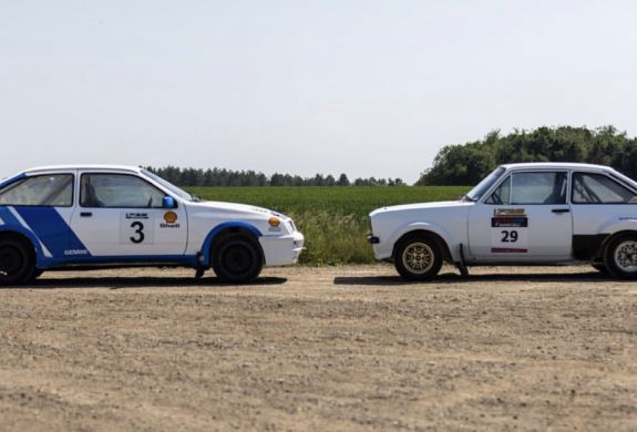 rally cars parked up for a rally driving experience day