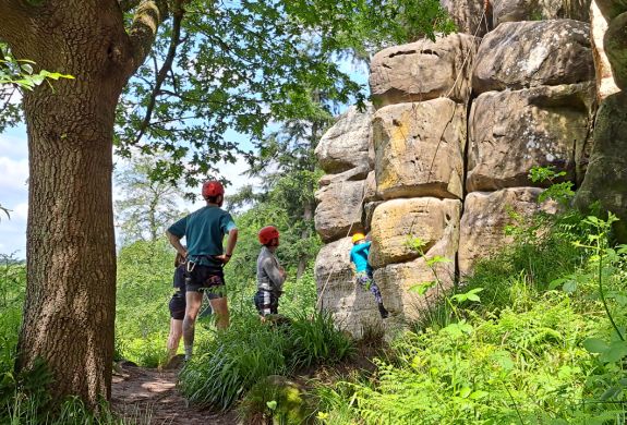 Observers at Intro to Climbing Hatt Adventures