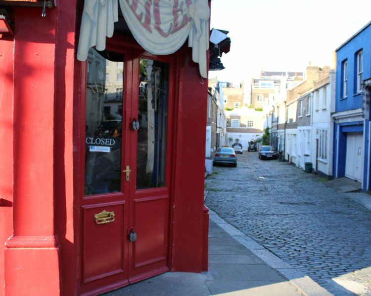Grubers shop seen on the paddington walking tour in london