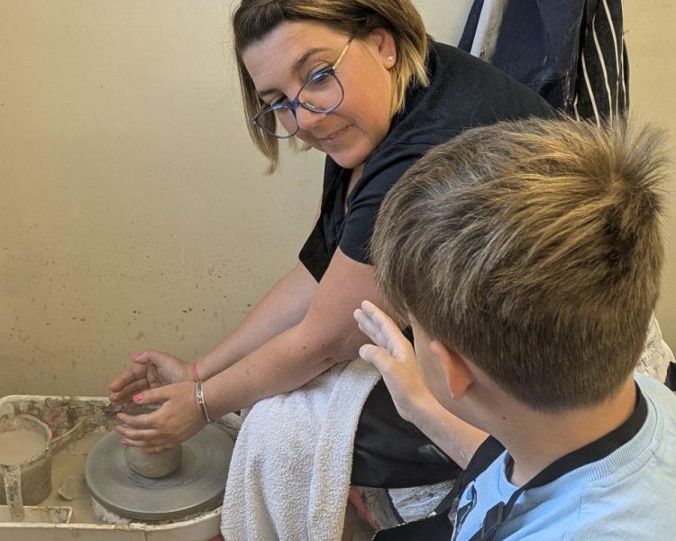 Family pottery workshop