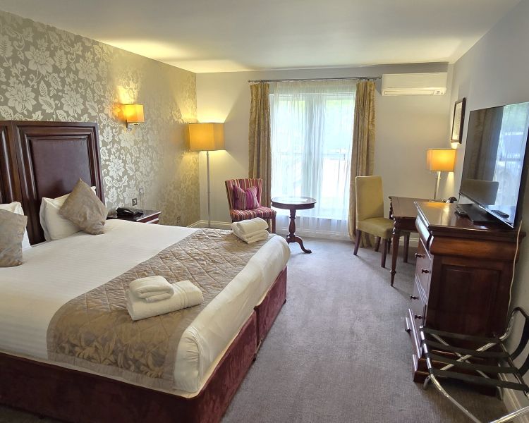 a classic double room at a country house hotel in hertfordshire