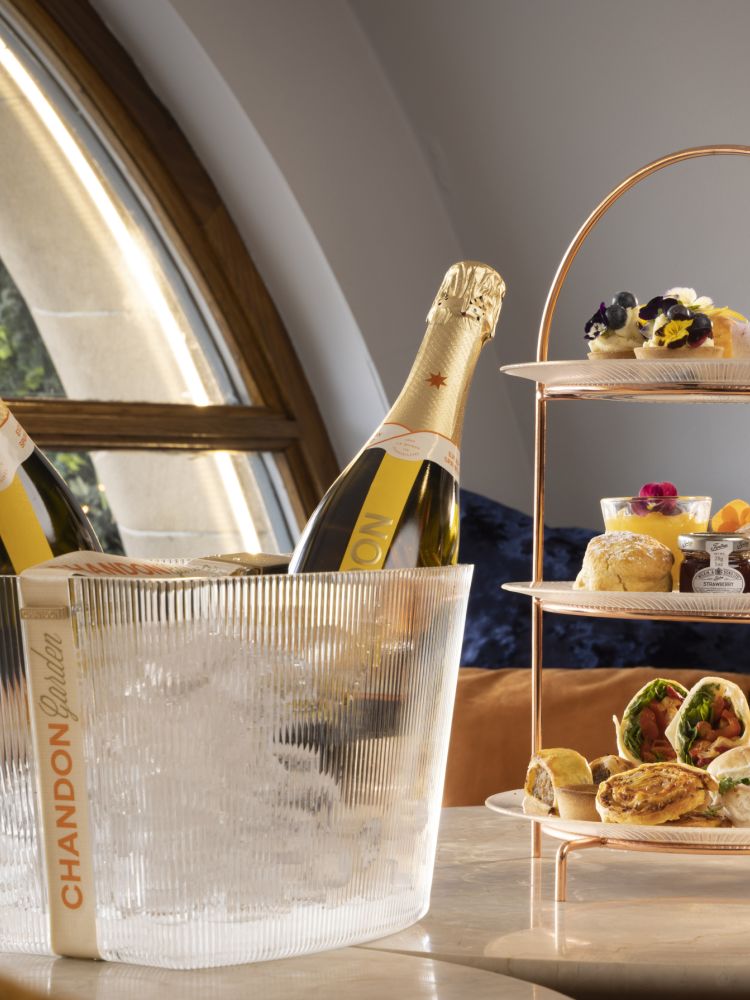 Sparkling afternoon tea in edinburgh