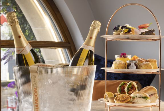 Sparkling afternoon tea in edinburgh