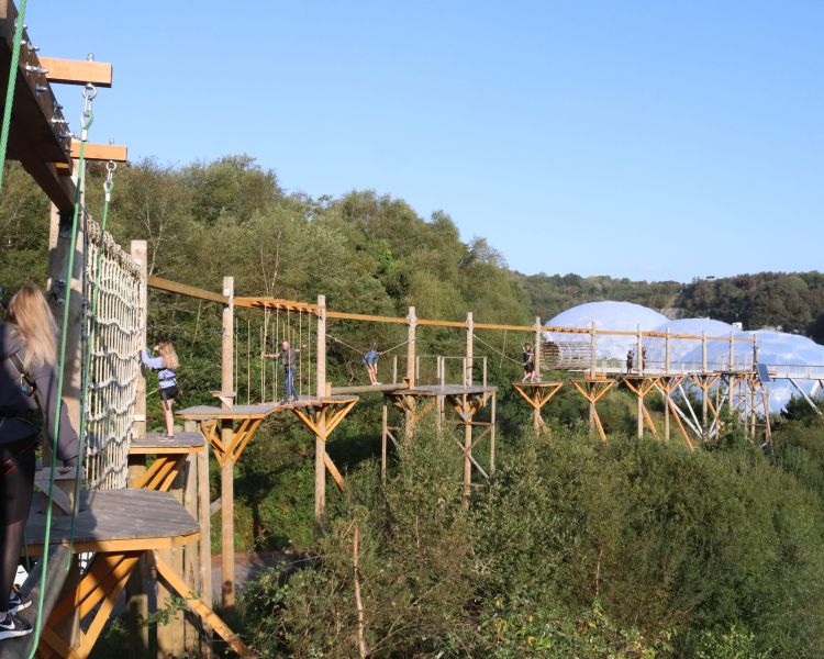 High ropes skywalk