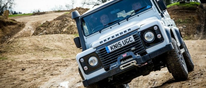 Person enjoying a 4x4 off road driving experience