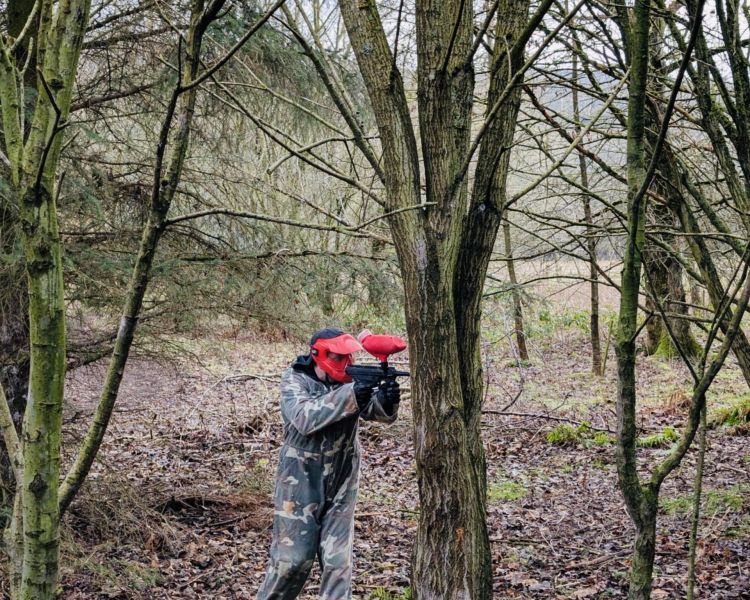 people on a paintballing experience in scotland