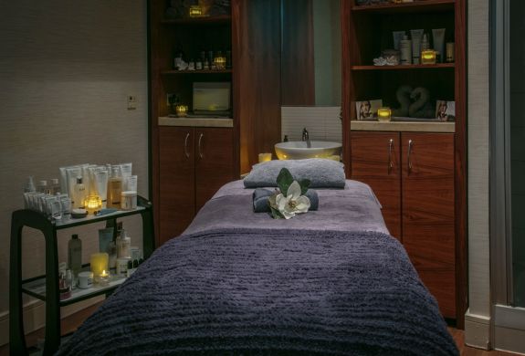 Spa treatment room at q hotels telford