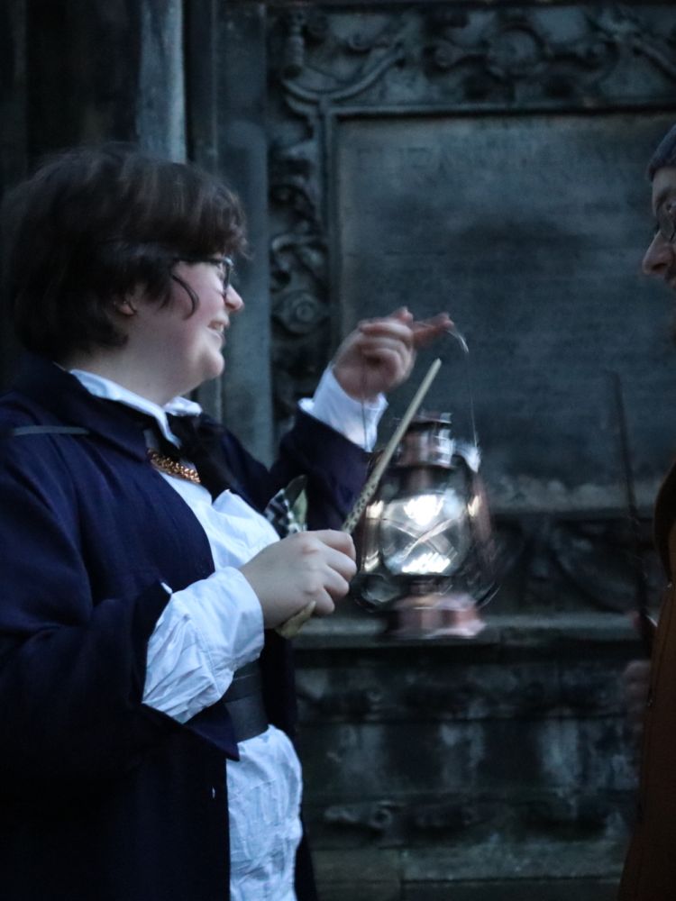 child learning how to cast a spell at the school of magic in edinburgh