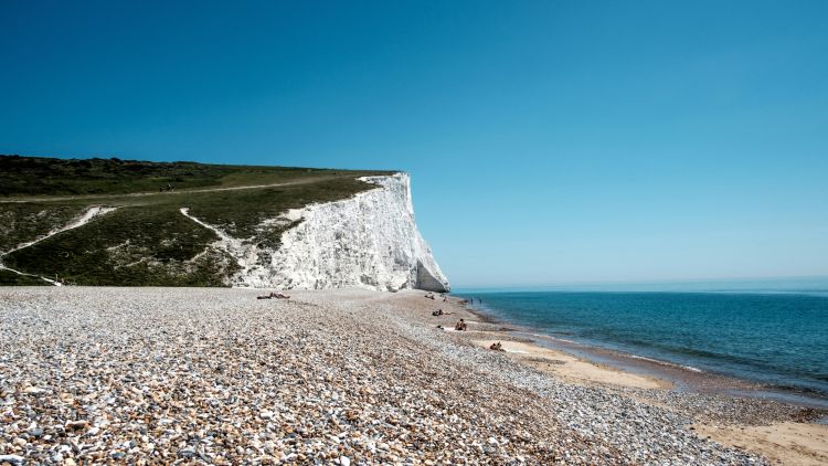 Seven sisters eastbourne coastline on south east