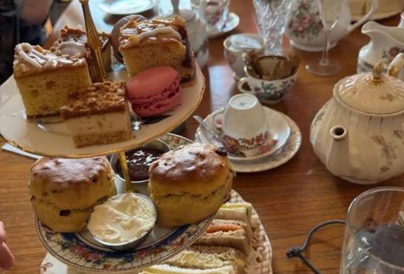 Champagne afternoon tea at queen of herts