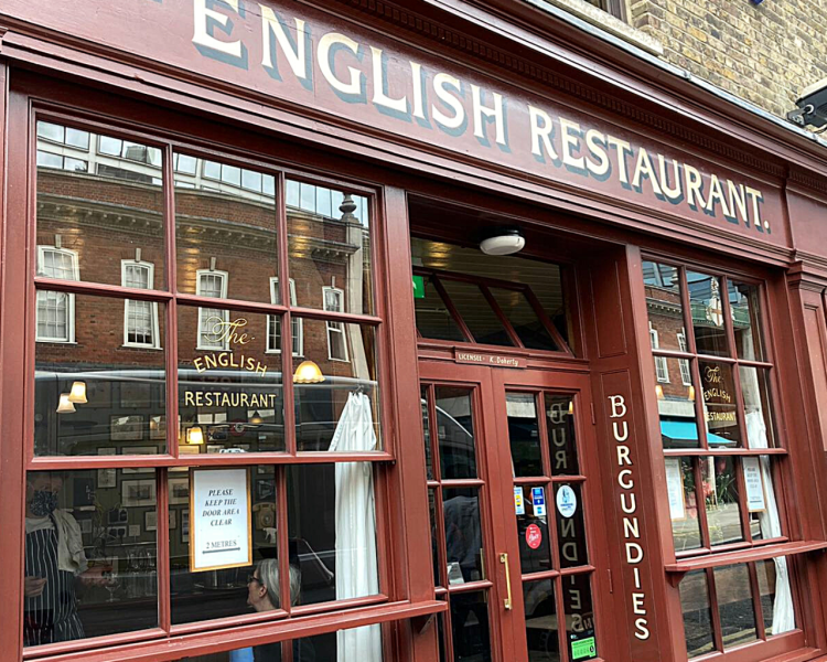 the english restaurant on a london street art and food taste of diversity tour