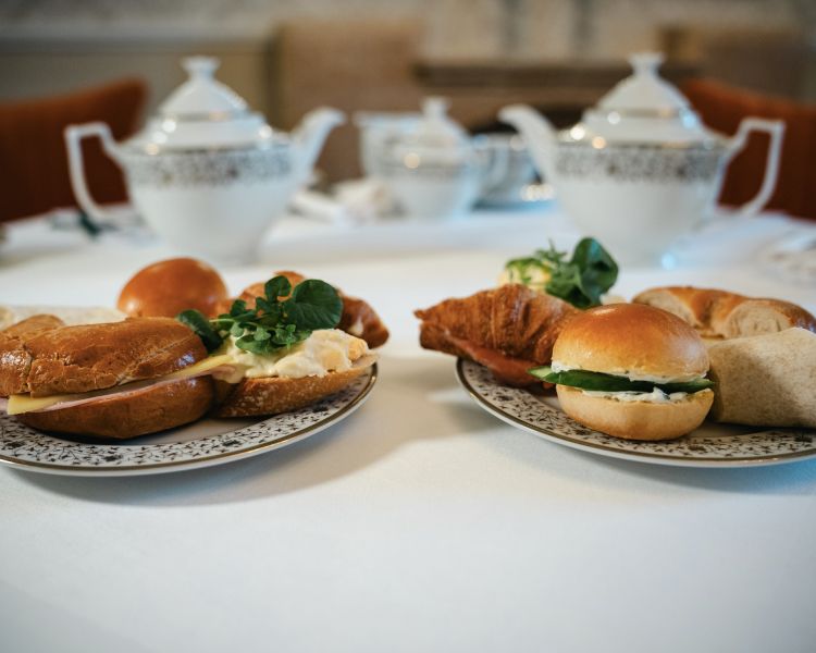 sandwiches for afternoon tea at four star pitlochry hotel