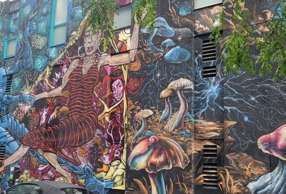 wall murals seen on the taste of diversity tour exploring london's street art and food