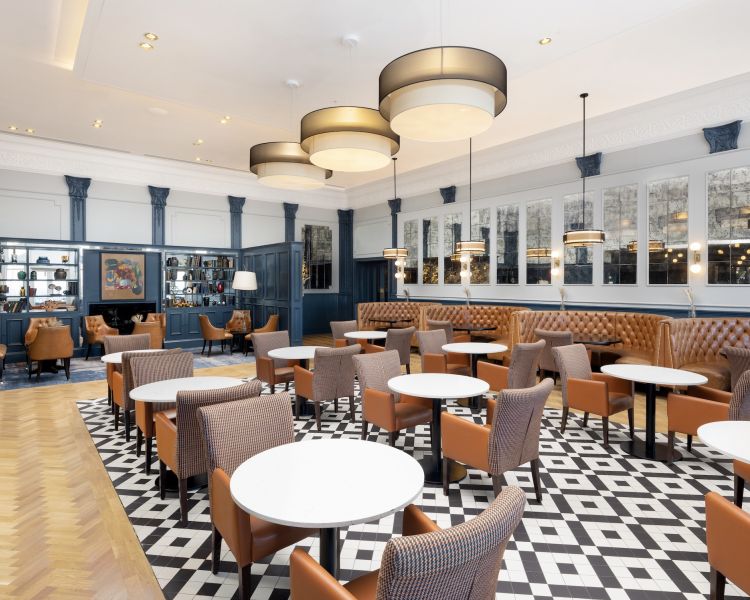 seating int the bar area of the hilton brighton metropole