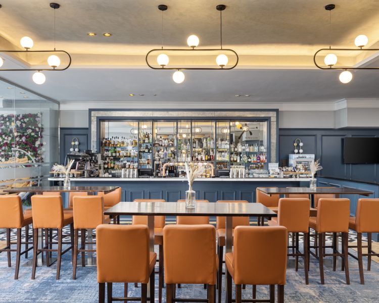 the bar area of the hilton brighton metropole