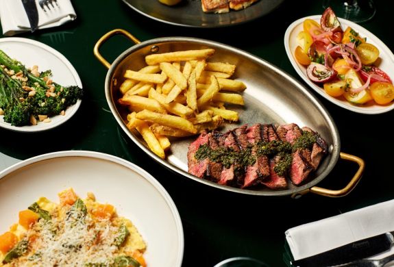 Steak and chips Large