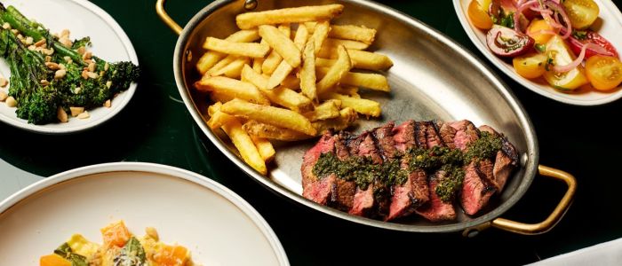 Steak and chips Large