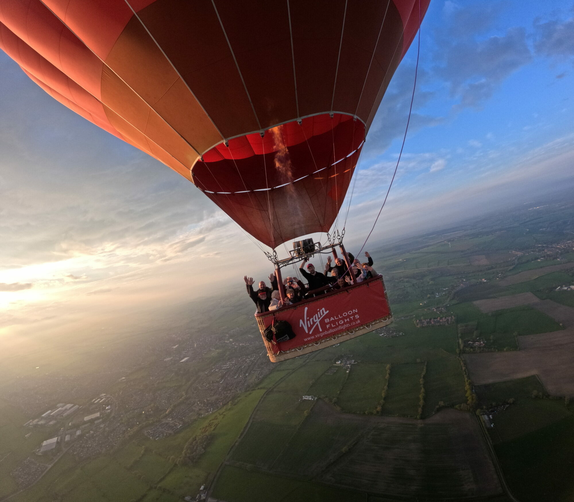 County Durham hot air balloon ride