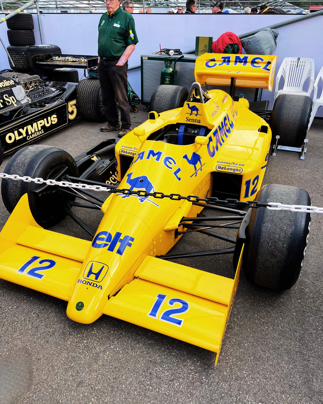 Lotus99 T Yellow race car