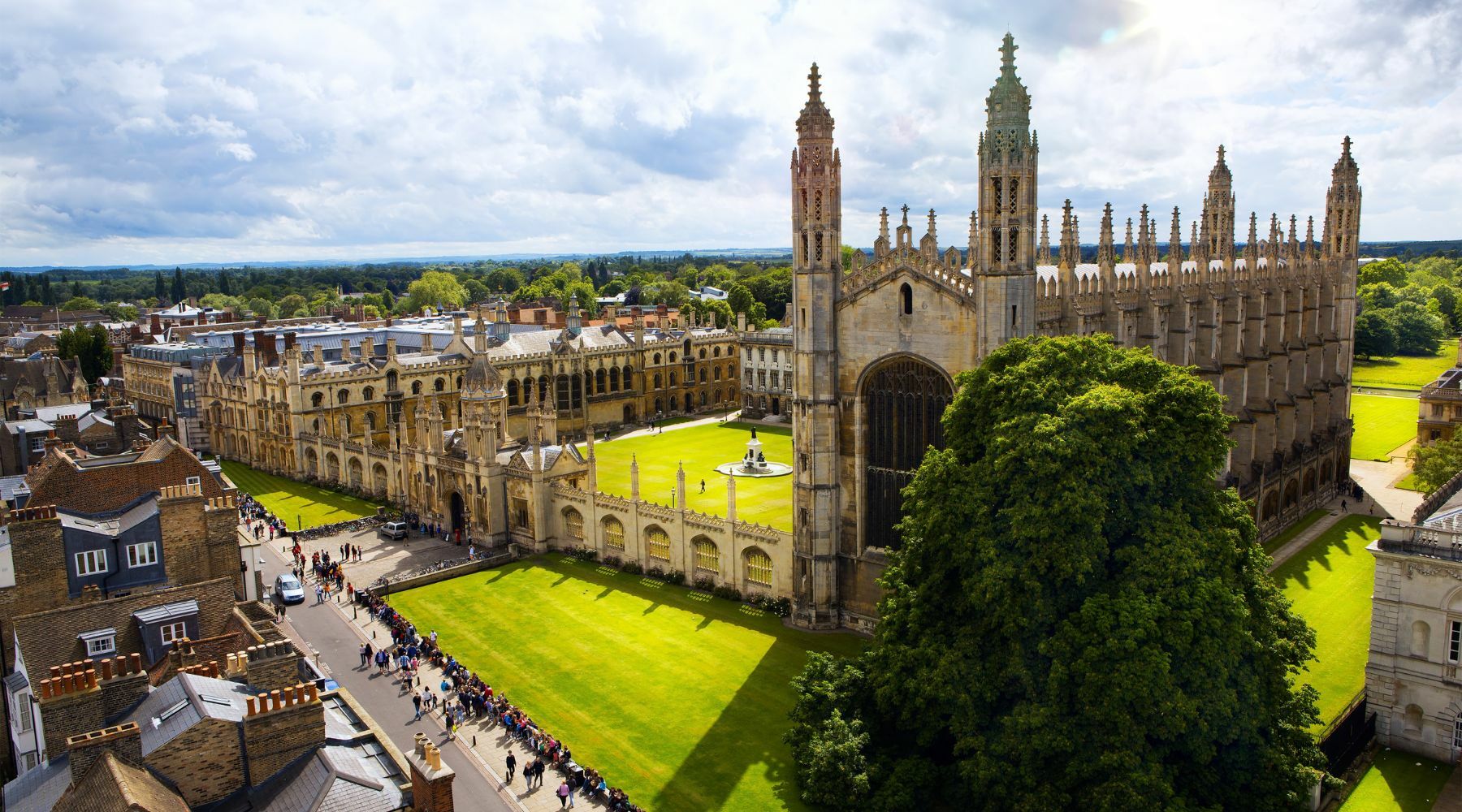 Cambridge university and kings college chapel